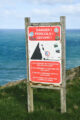 dangers falaises d'Étretat - réglementation