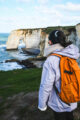 sentier GR21 falaises Étretat avec enfants - Manneporte Étretat arche naturelle Normandie