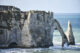 Aiguille creuse Étretat Normandie hiver