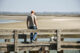 Vue du bord de mer au Crotoy en Baie de Somme