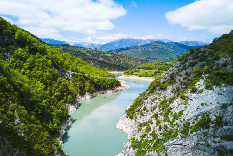 La Randonn E Des Passerelles Du Lac De Monteynard Ti Piment